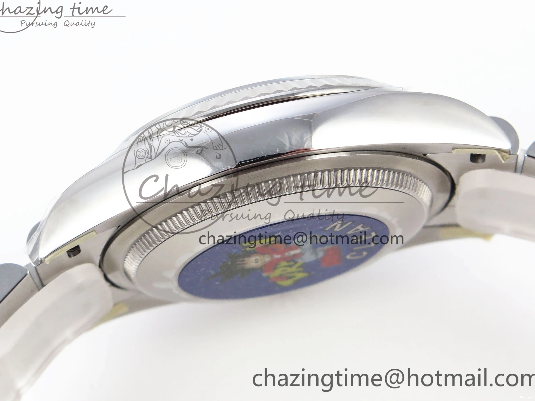 MiroTime 0424 FastDry DateJust 36 126234 Clean 1:1 Best Edition 904L Steel Blue Textured Diamonds Dial on Jubilee Bracelet VR 1967